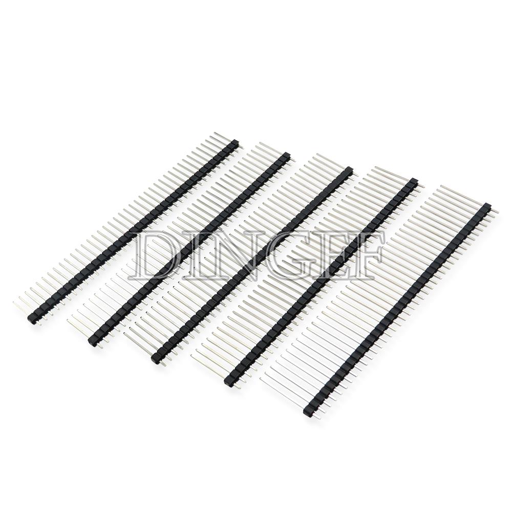 Male Female Header Pin - 5PCS 40PIN 2.54mm Single Row Male