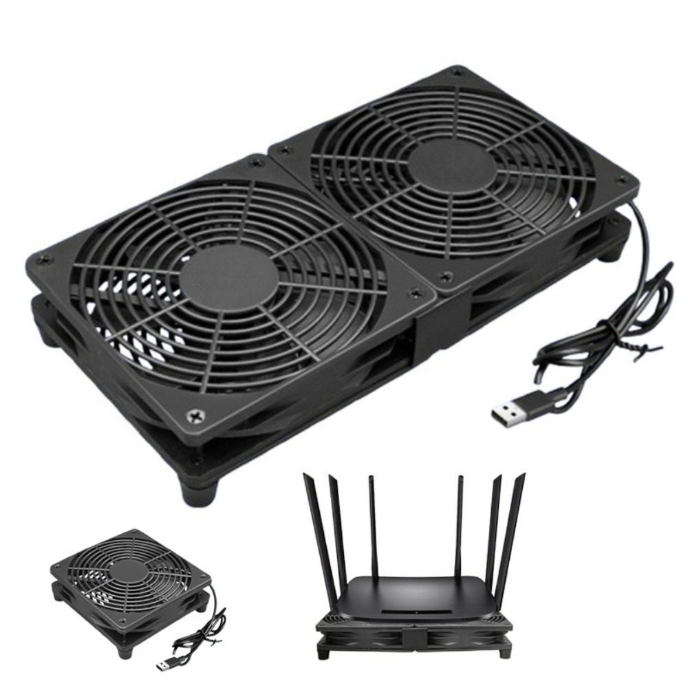 Diy Electronics Cabinet - USB Powered Electronic Cooling Fan Dual