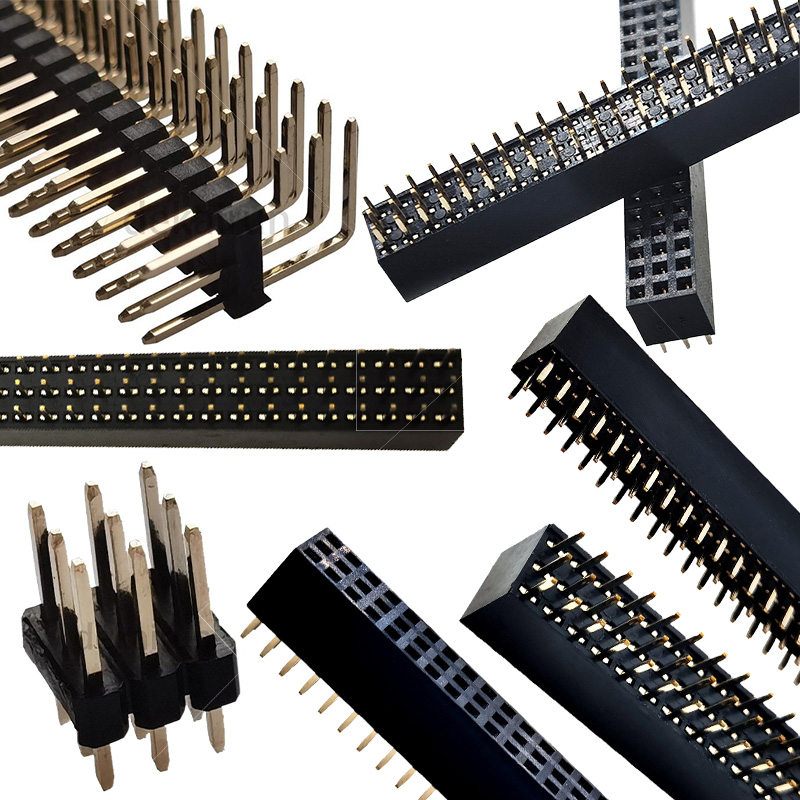 Male Female Header Pin - 5pcs 2.0mm 3*40P Triple Row Straight