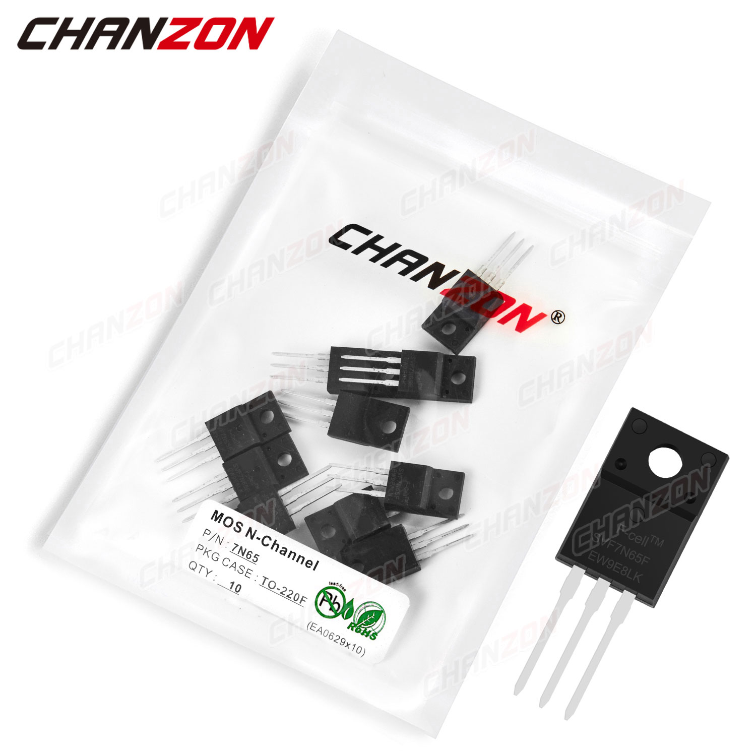 Diy Electronics Youtube Channel - 10pcs 7N65 TO-220F N-Channel Mosfet Bipolar
