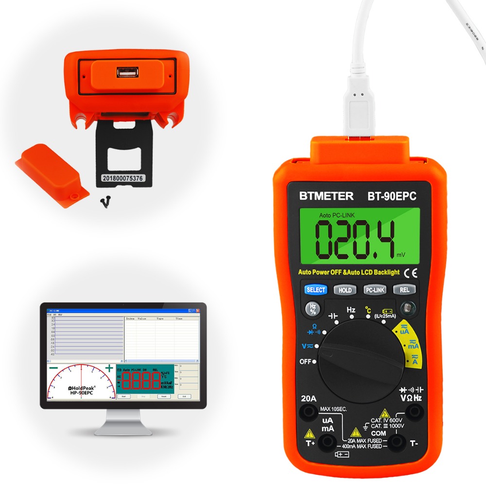 Logic Analyzer Usb - BT-90EPC Digital Multimeter Auto Range 4000