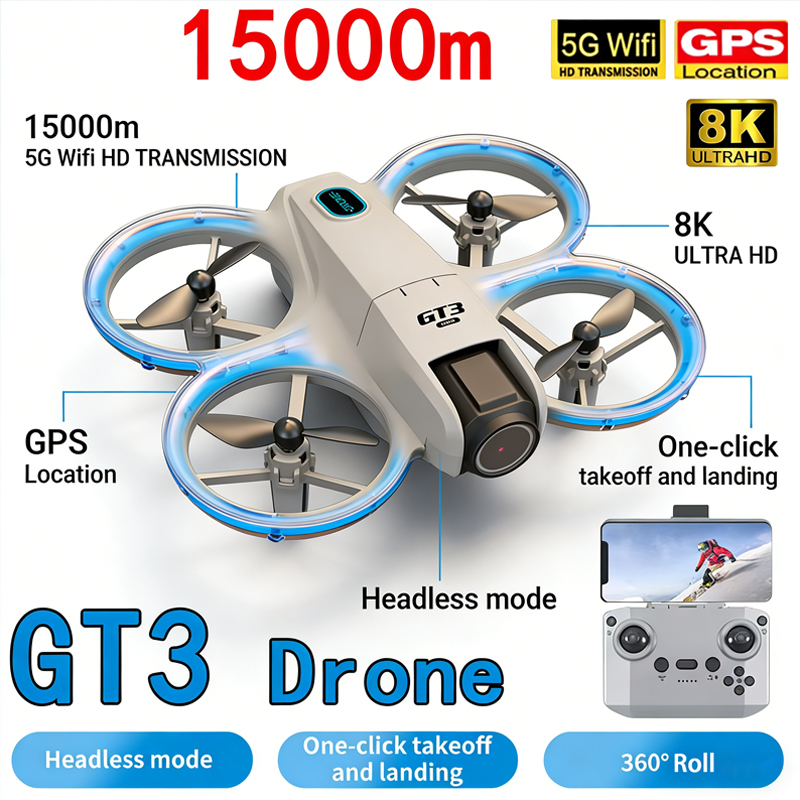 New GT3 MAX Drone 8K HD Aerial - Diy Drone Electronics Kit 评论和价格