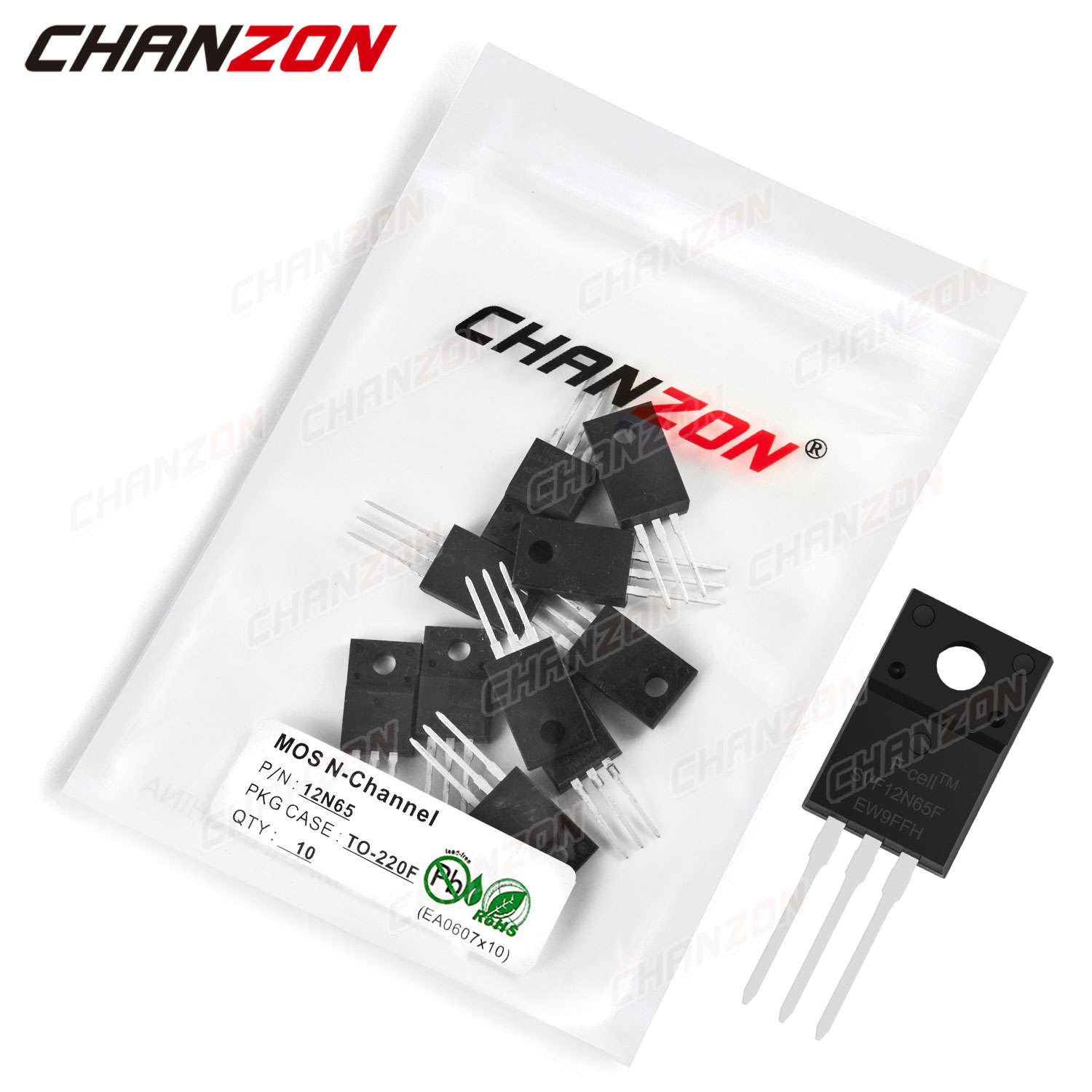 10pcs 12N65 TO-220F N-Channel  - Diy Electronics Youtube Channel 评论和价格