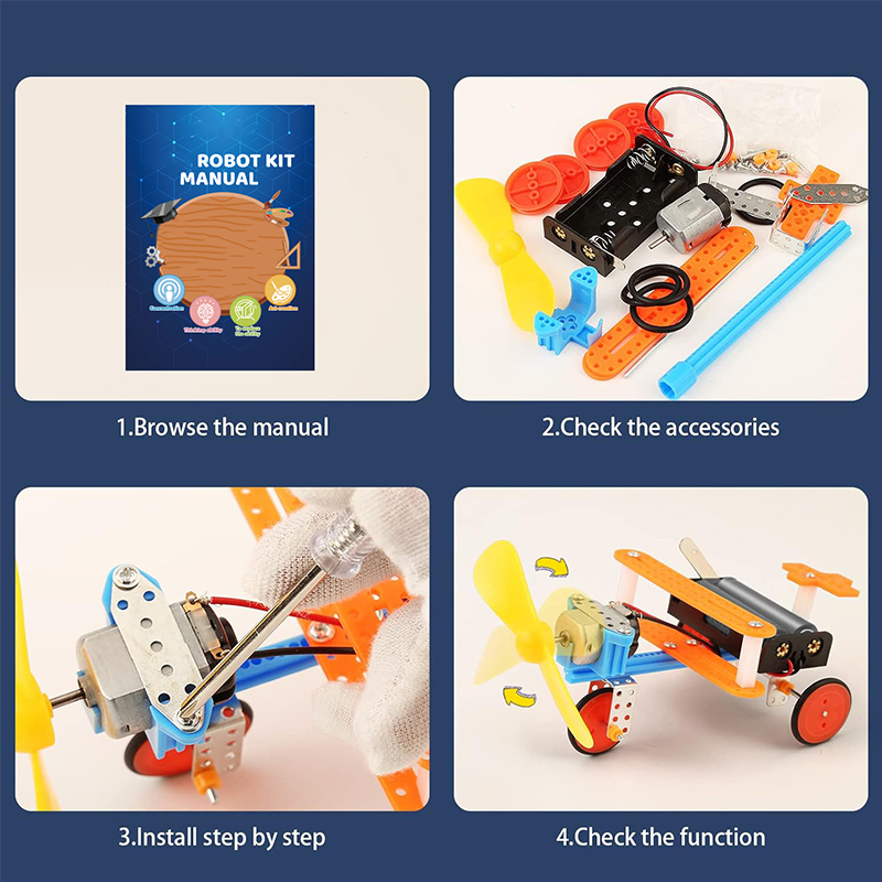 6 Set Robotics Kit Science Exp - Diy Electronics Toys 评论和价格