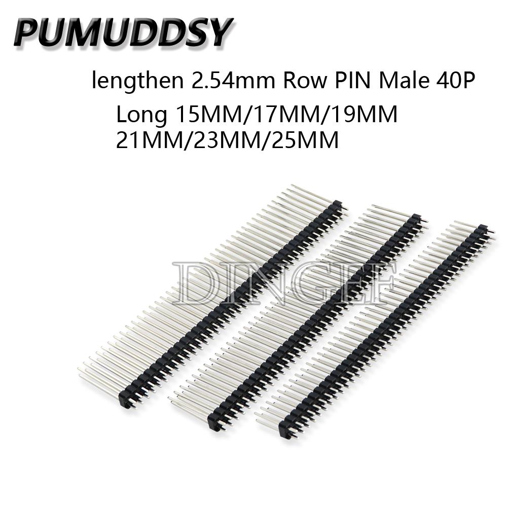 5PCS 40PIN 2.54mm Single Row M - Male Female Header Pin 评论和价格