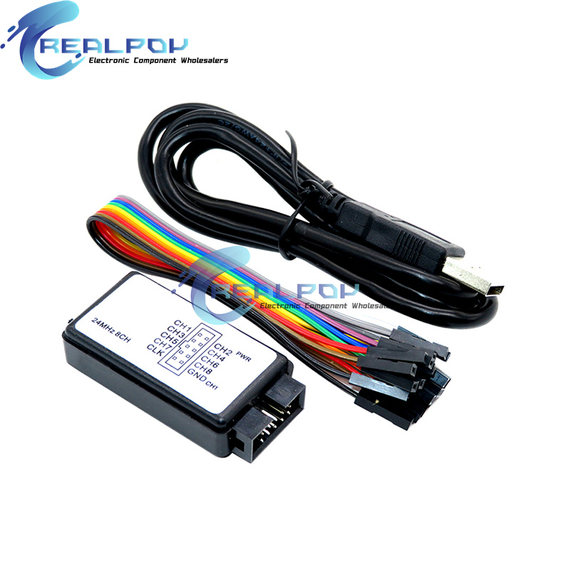 USB Logic Analyzer 24MHz 8 Cha - Logic Analyzer Usb 评论和价格