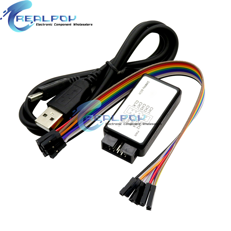 USB Logic Analyzer 24MHz 8 Cha - Logic Analyzer Usb 评论和价格