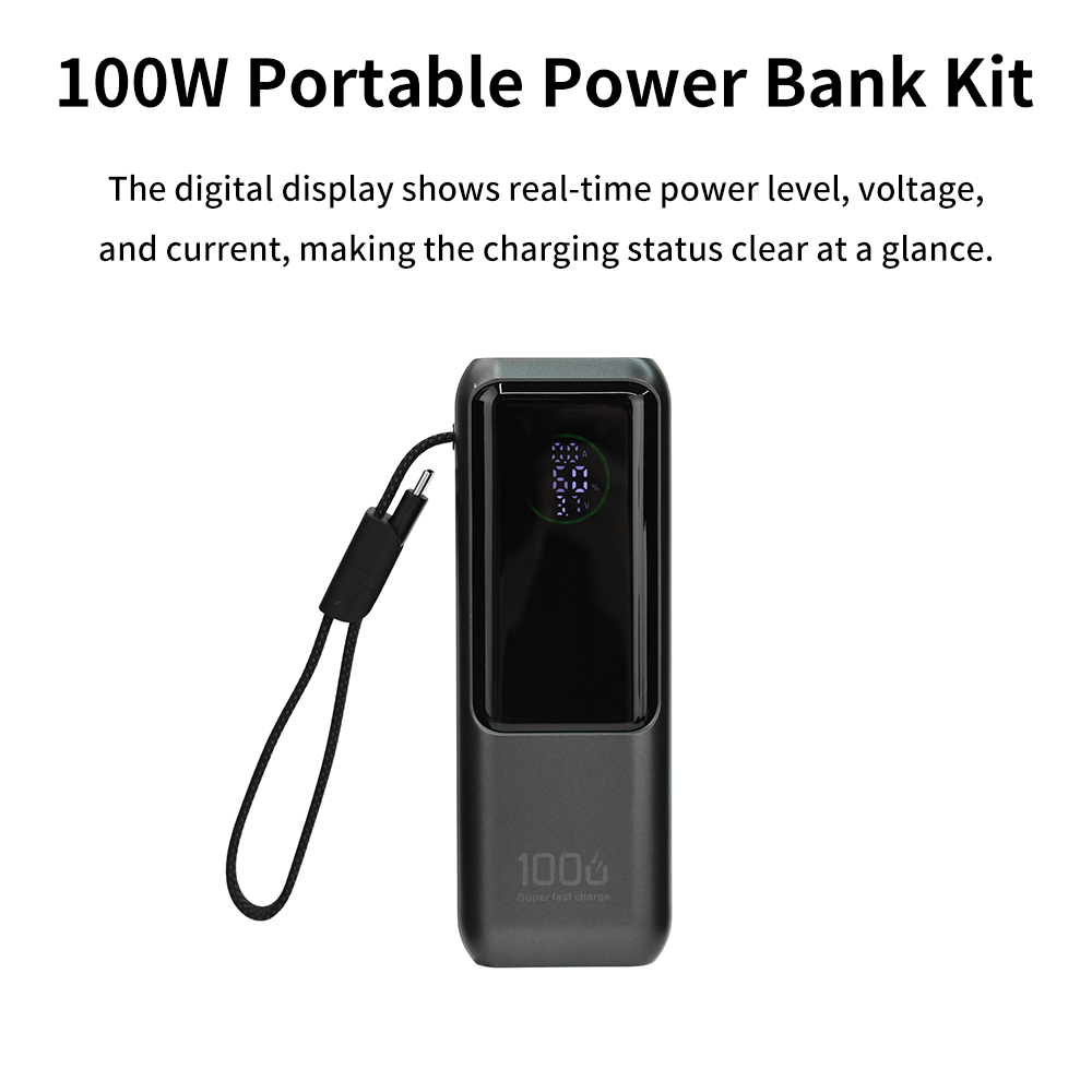 PD 100W Fast Charging Power Ba - Diy Electronics Toys 评论和价格