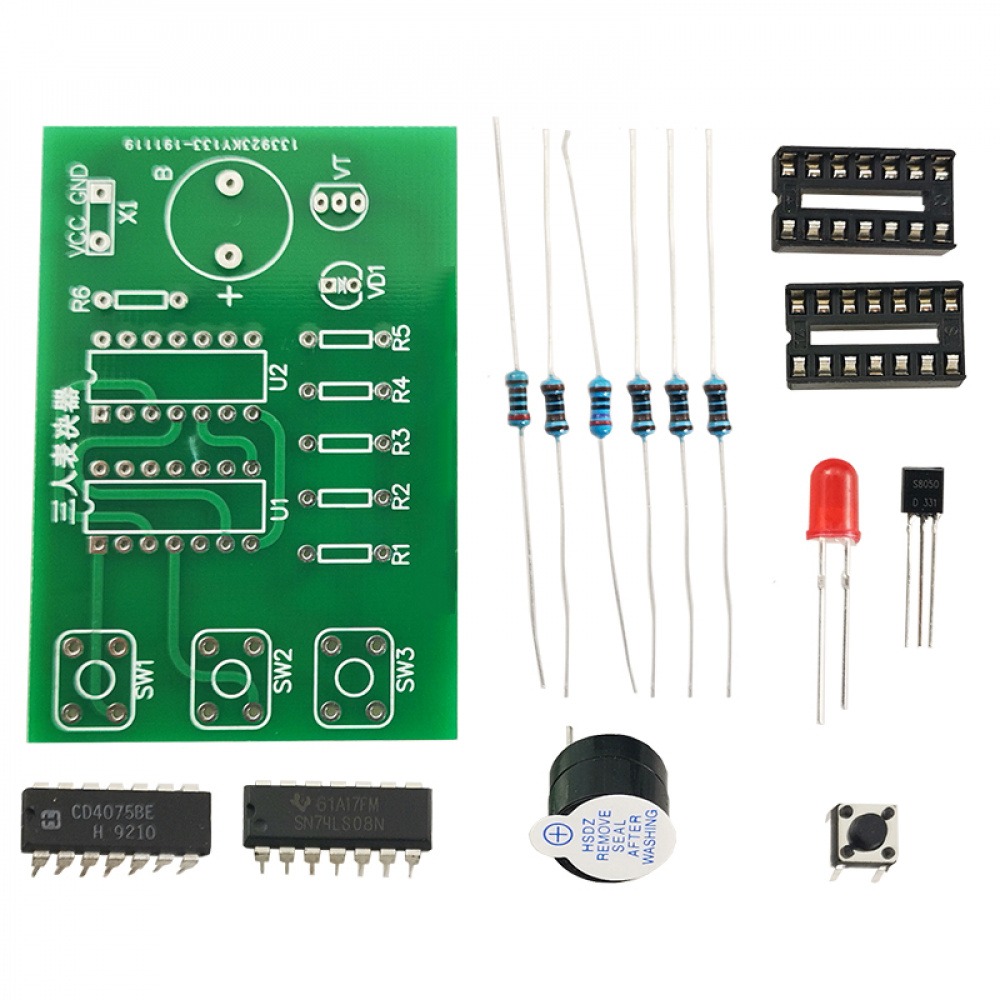 Three Person Voter Making Kit  - Diy Home Electronics Lab 评论和价格