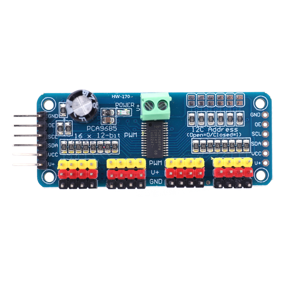 16 Channel 12 Bit PWM Servo Mo - Diy Electronics Motor 评论和价格