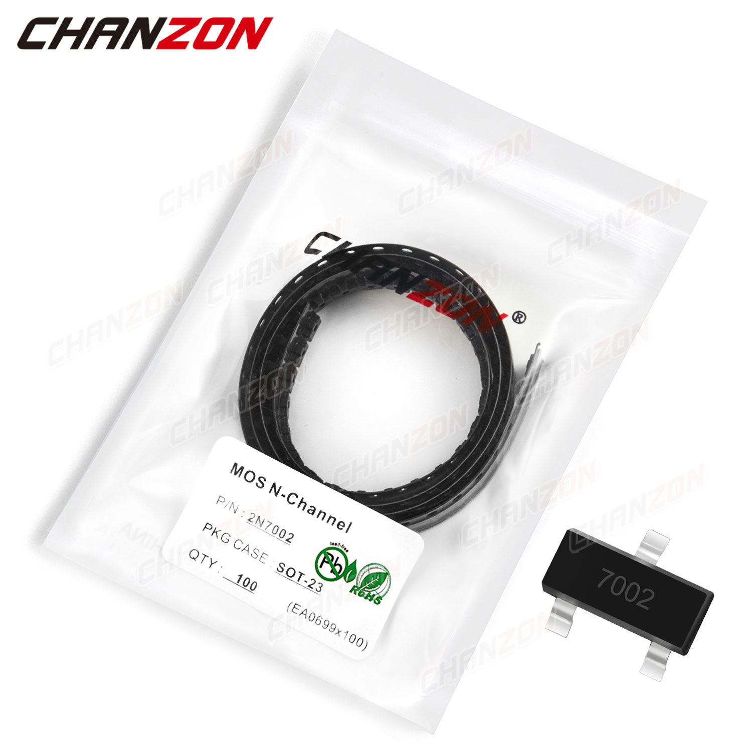 100pcs 2N7002 SOT-23 N-Channel - Diy Electronics Youtube Channel 评论和价格