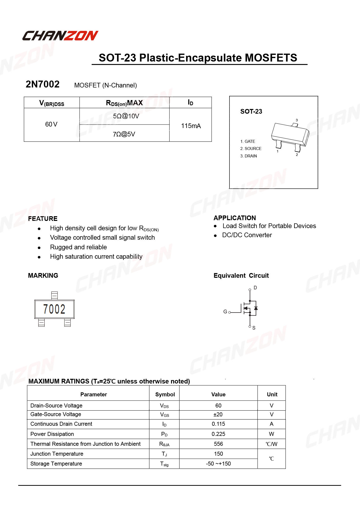 100pcs 2N7002 SOT-23 N-Channel - Diy Electronics Youtube Channel 评论和价格