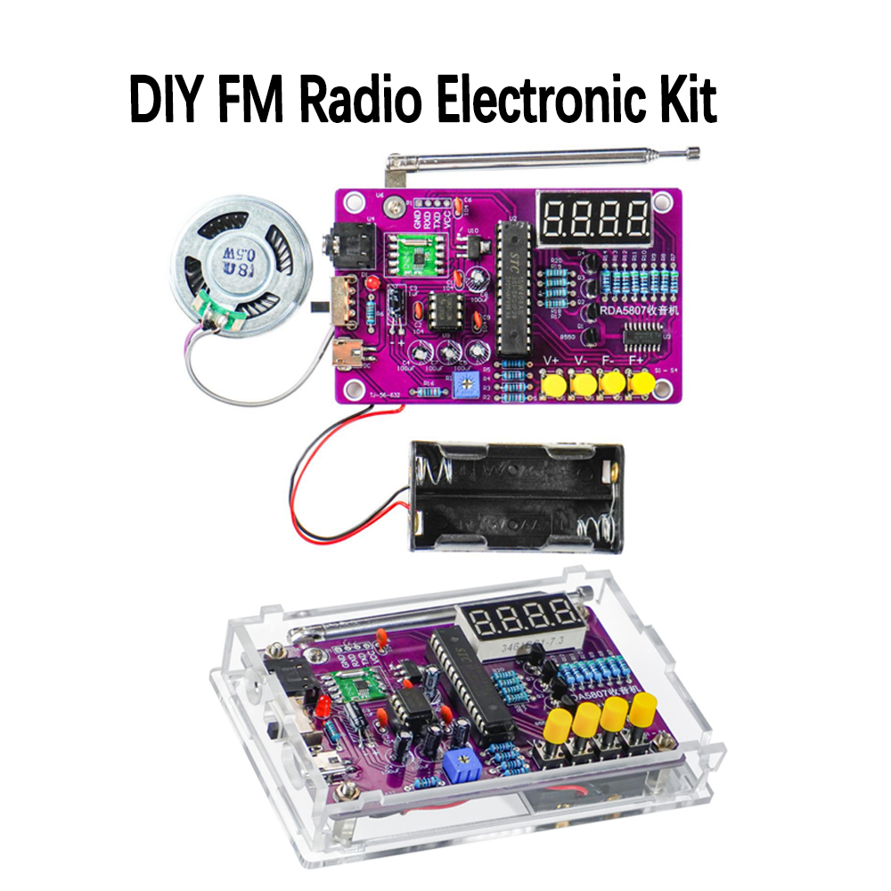 DIY FM Radio Electronic Kit 87 - Diy Electronics Soldering Kit 评论和价格