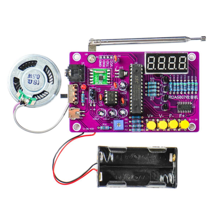 DIY FM Radio Electronic Kit 87 - Diy Electronics Soldering Kit 评论和价格
