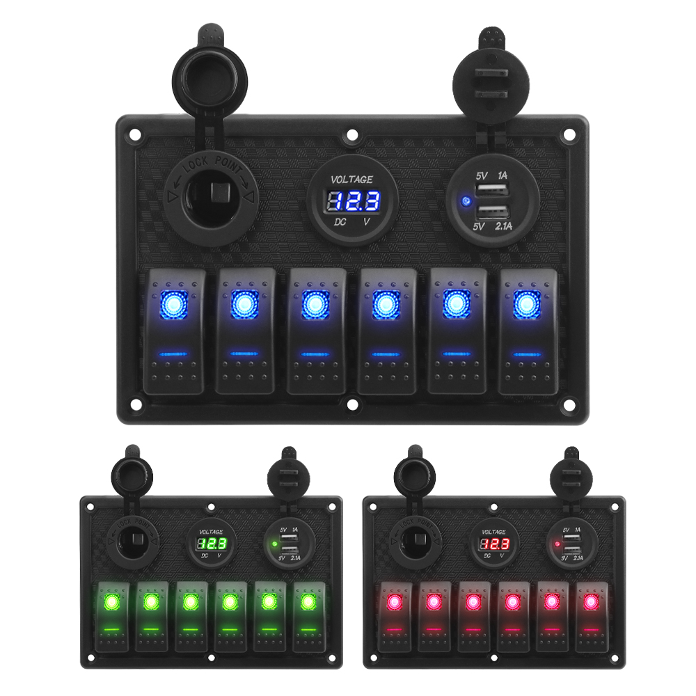 24V 12V 6 Buttons Switch Panel - Logic Analyzer Usb 评论和价格