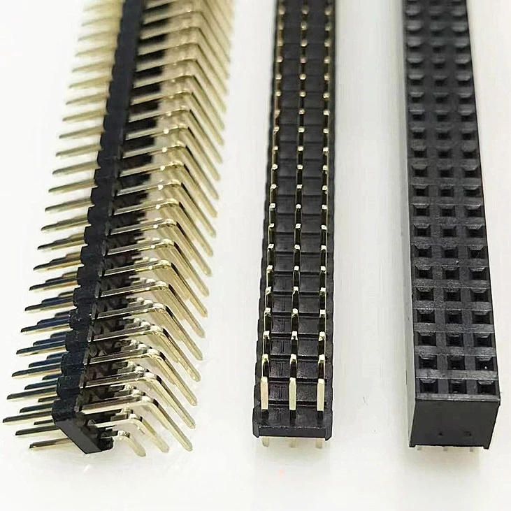 5pcs 2.0mm 3*40P Triple Row St - Male Female Header Pin 评论和价格