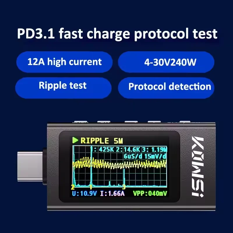 KWS-X1 Type-C Current and Volt - Diy Electronic Load 评论和价格