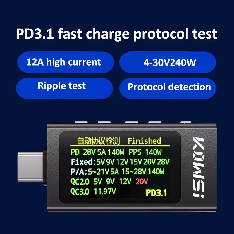 KWS-X1 Type-C Current and Volt - Diy Electronic Load 评论和价格