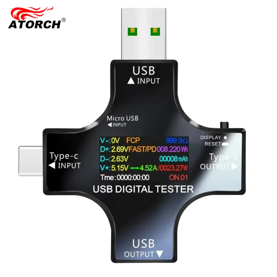 USB Tester DC Type-C PD Digita - Logic Analyzer Usb 评论和价格