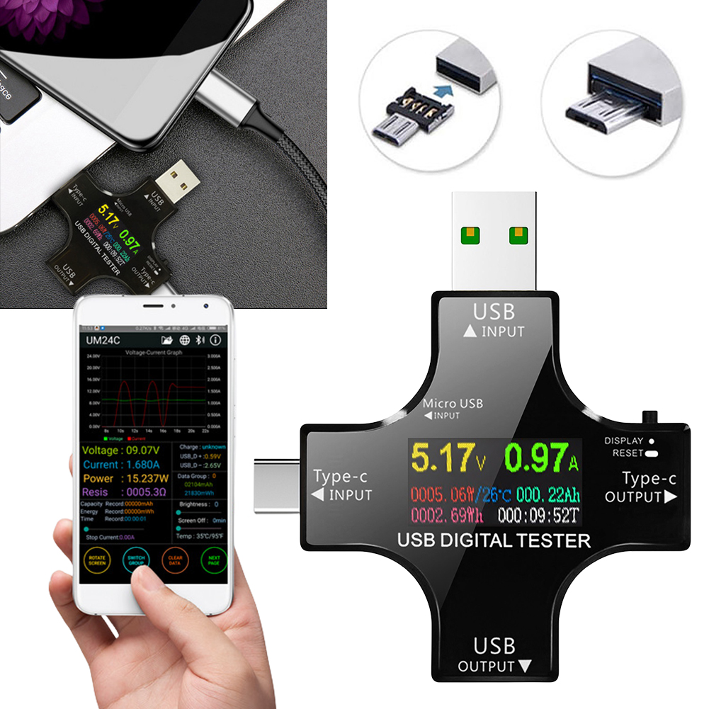 USB Tester Type-C PD Color Dig - Logic Analyzer Usb 评论和价格