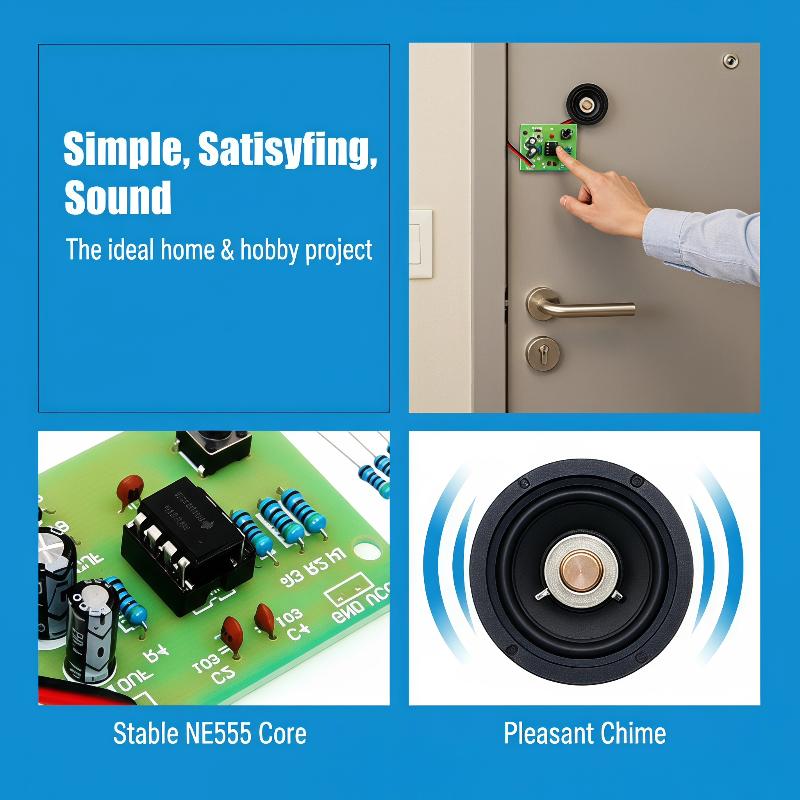 NE555 Doorbell DIY Soldering P - Diy Electronics Soldering Kit 评论和价格