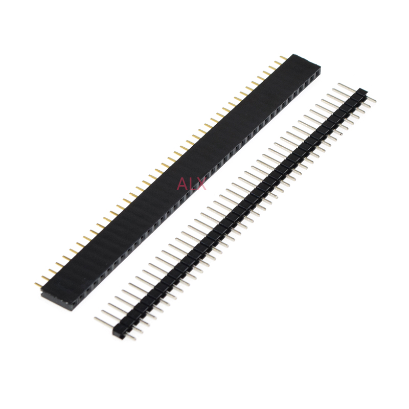 5/10Pcs 2.54mm 40 Pin 1x40 2X4 - Male Female Header Pin 评论和价格