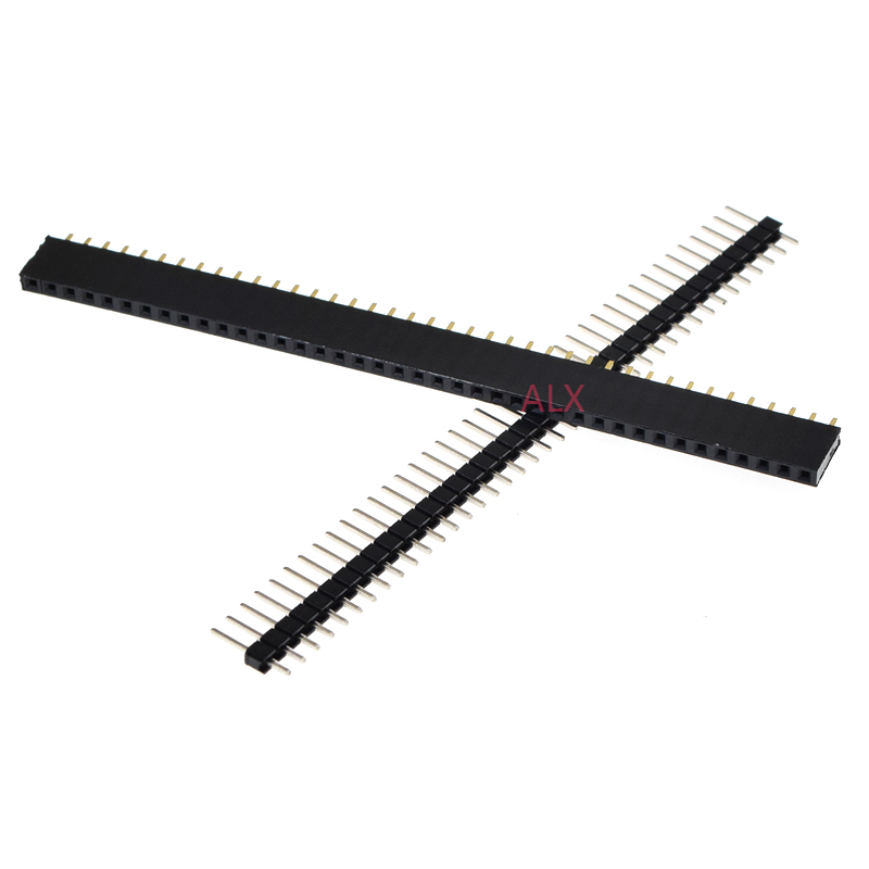 5/10Pcs 2.54mm 40 Pin 1x40 2X4 - Male Female Header Pin 评论和价格