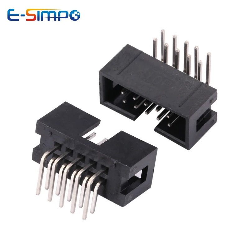 10pcs DC3 2.54mm DIP RA Right  - Male Female Header Pin 评论和价格
