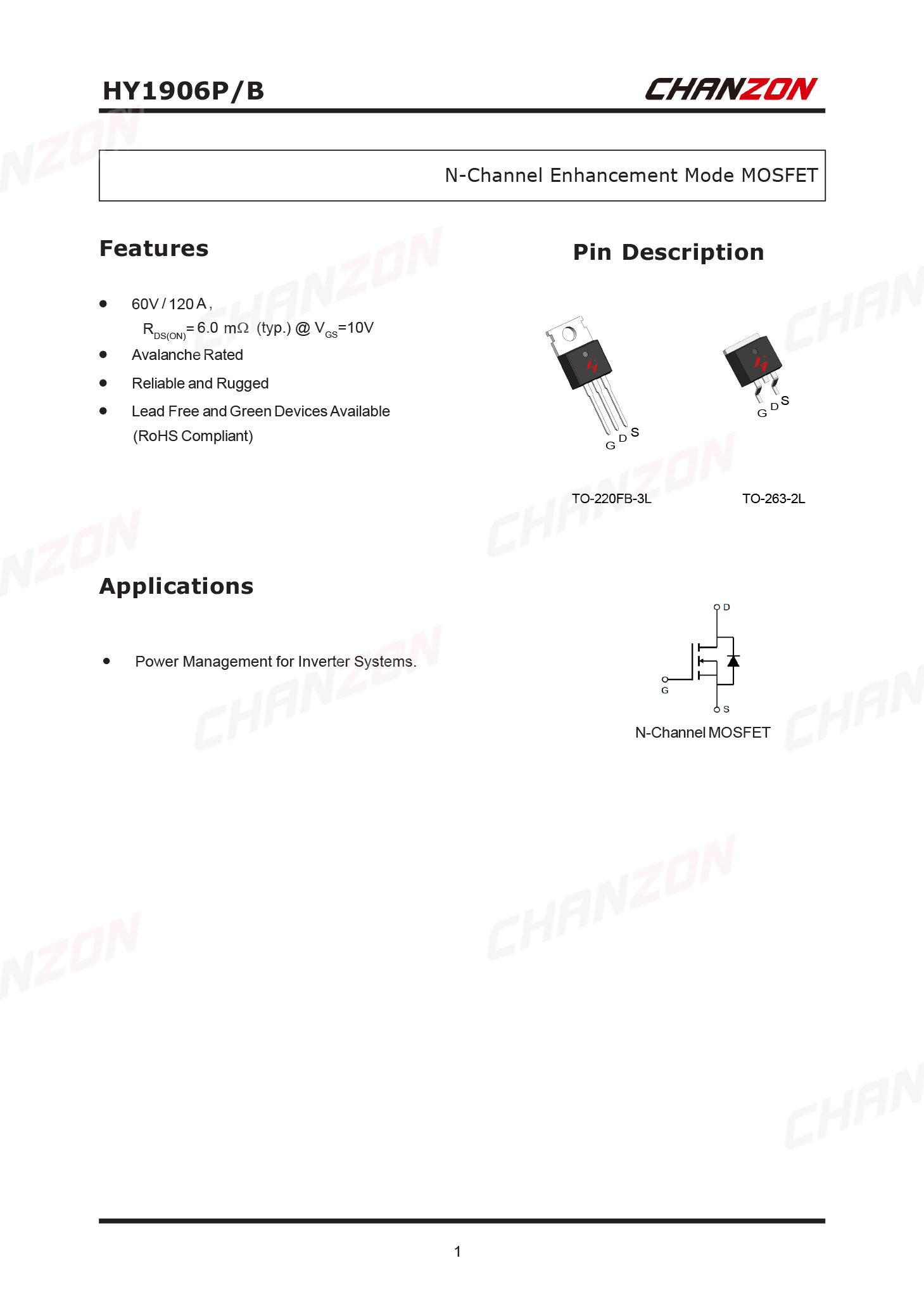 10pcs HY1906P TO-220 N-Channel - Diy Electronics Youtube Channel 评论和价格
