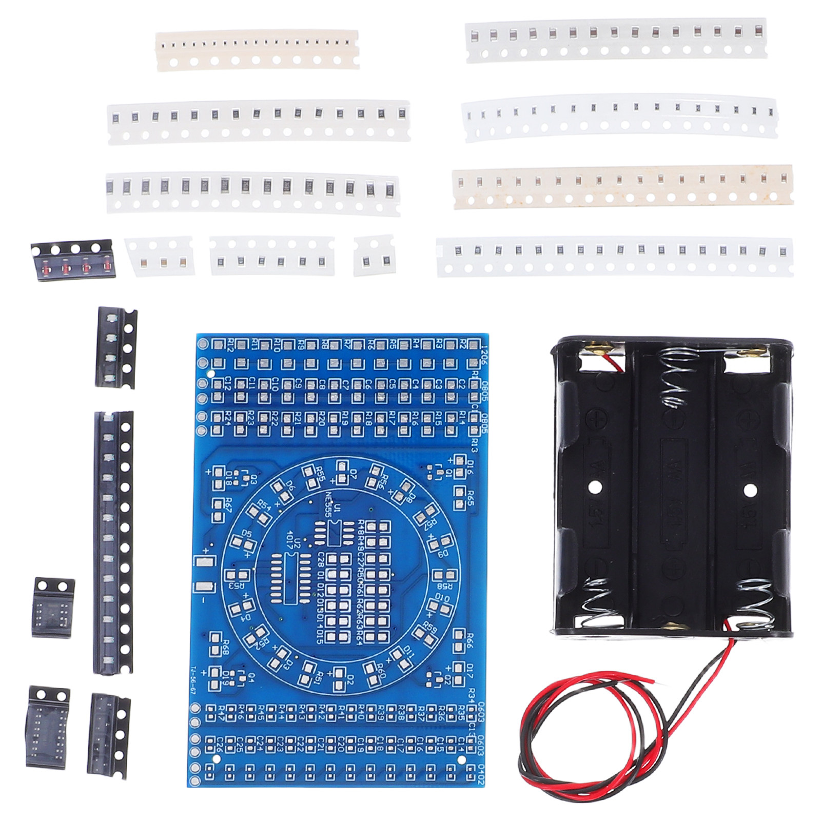 1Set Flowing Water Light Solde - Diy Electronics Soldering Kit 评论和价格