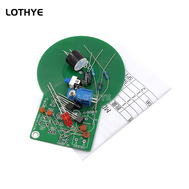 DC 3V-5V Metal Detector Kit DI - Diy Electronics Soldering Kit 评论和价格