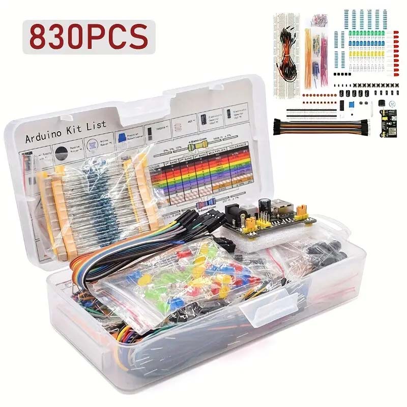 830Pcs/Box DIY Project Starter - Arduino Uno Starter Kit 评论和价格
