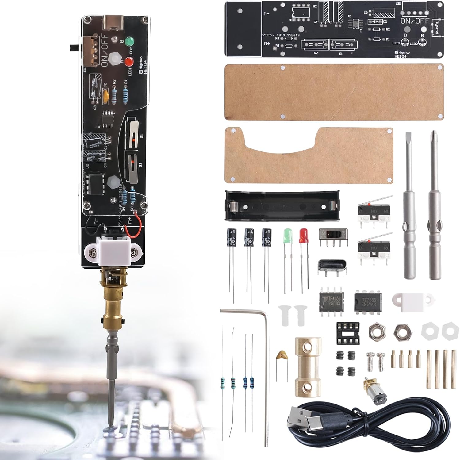 USB Rechargeable Electric Scre - Diy Home Electronics Lab 评论和价格